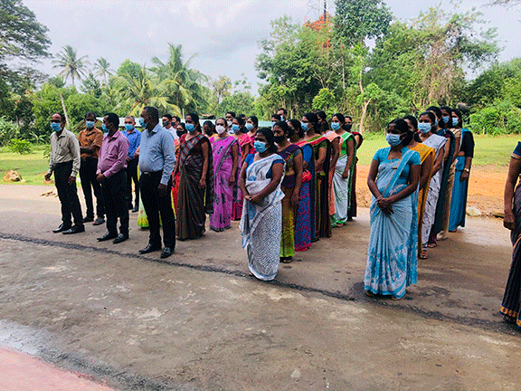 The tree planting programs held on  the Divisional Secretariat to coincide with the 73rd Independence Day celebrations on 04.02.2021.
