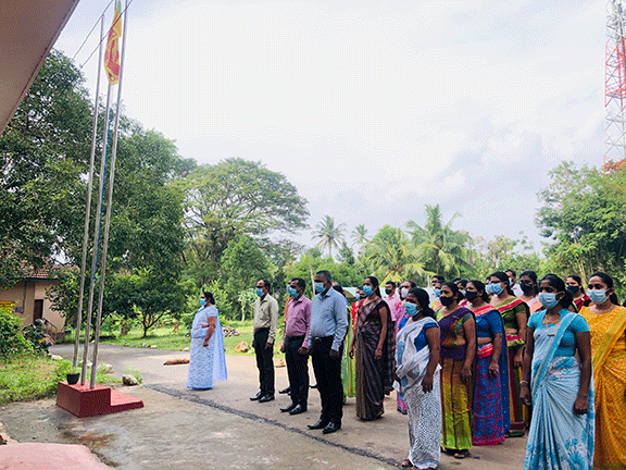 The tree planting programs held on  the Divisional Secretariat to coincide with the 73rd Independence Day celebrations on 04.02.2021.