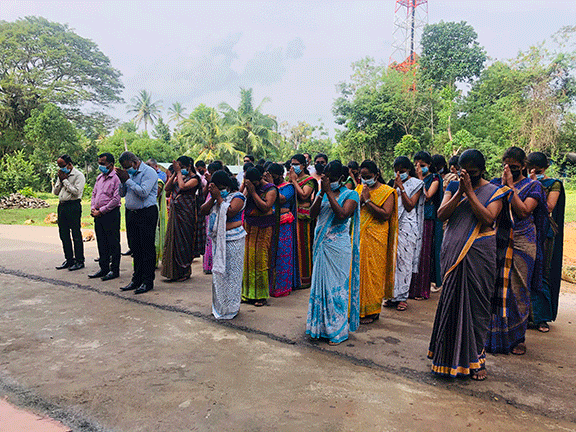 The tree planting programs held on  the Divisional Secretariat to coincide with the 73rd Independence Day celebrations on 04.02.2021.