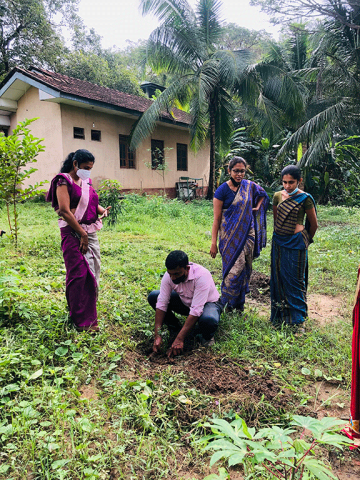 The tree planting programs held on  the Divisional Secretariat to coincide with the 73rd Independence Day celebrations on 04.02.2021.