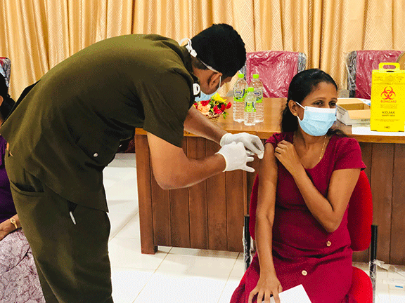 Vaccination Programe in Uhana Divisional Secretariat