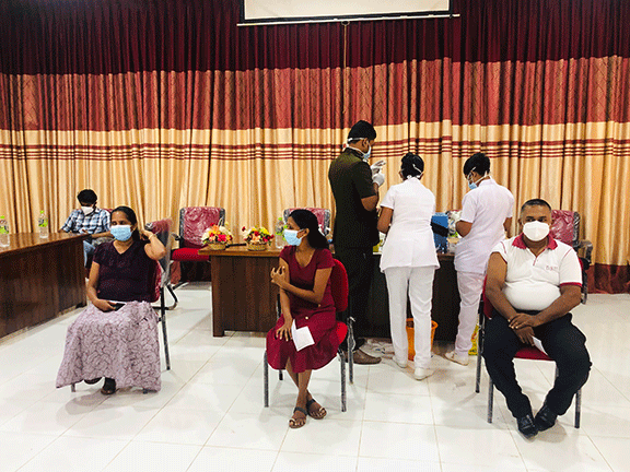Vaccination Programe in Uhana Divisional Secretariat