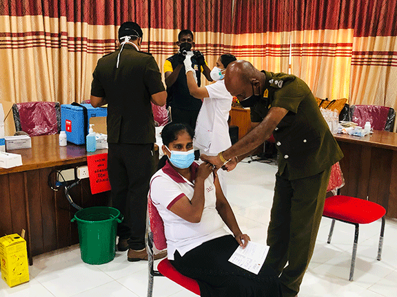Vaccination Programe in Uhana Divisional Secretariat