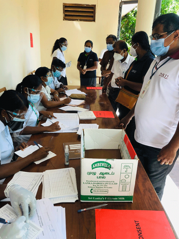 Vaccination Programe in Uhana Divisional Secretariat