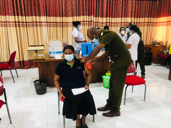 Vaccination Programe in Uhana Divisional Secretariat