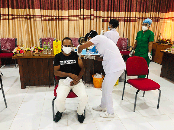 Vaccination Programe in Uhana Divisional Secretariat